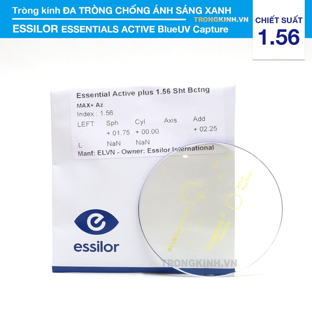 Tròng kính Essilor SKU100 1.56